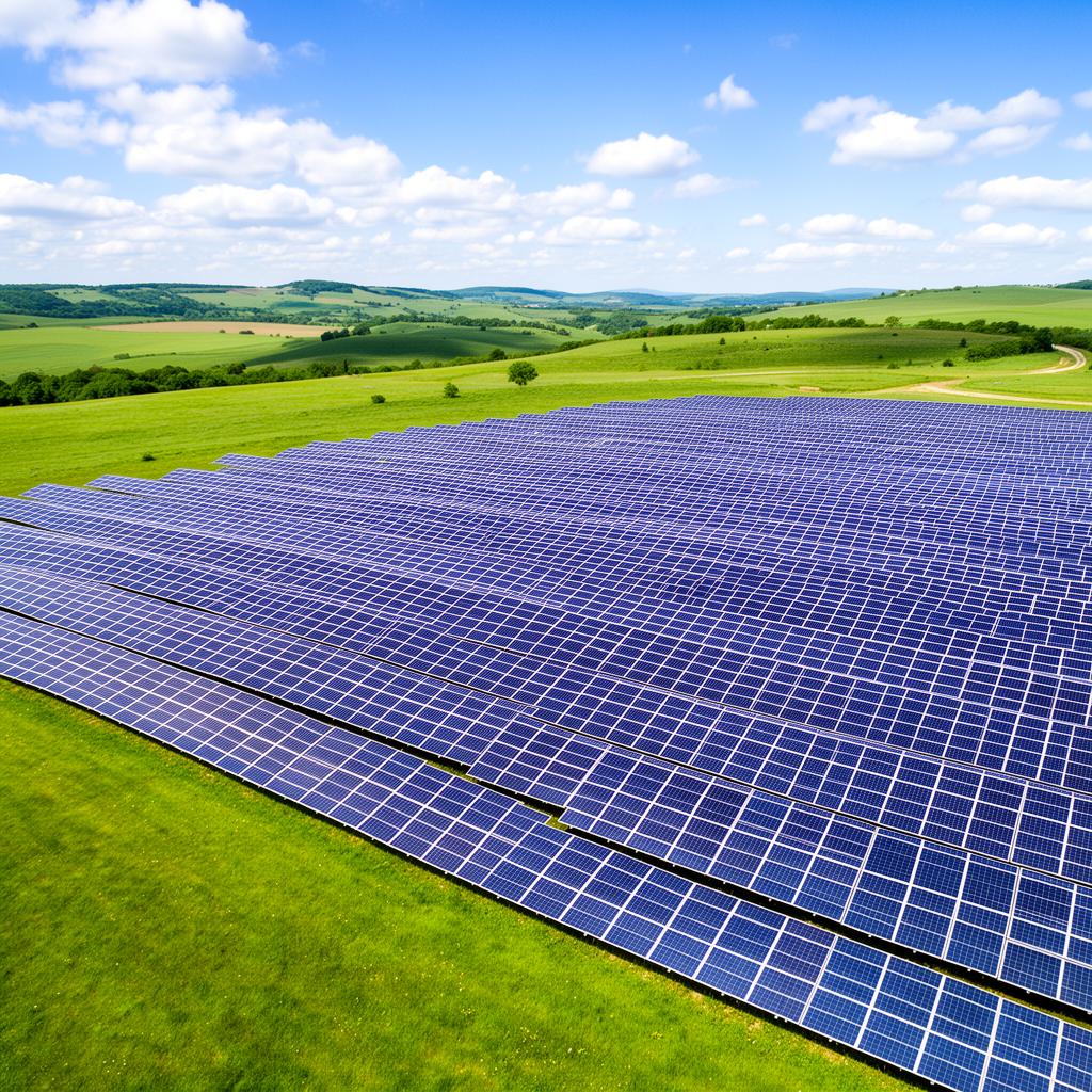 Solar farm installation